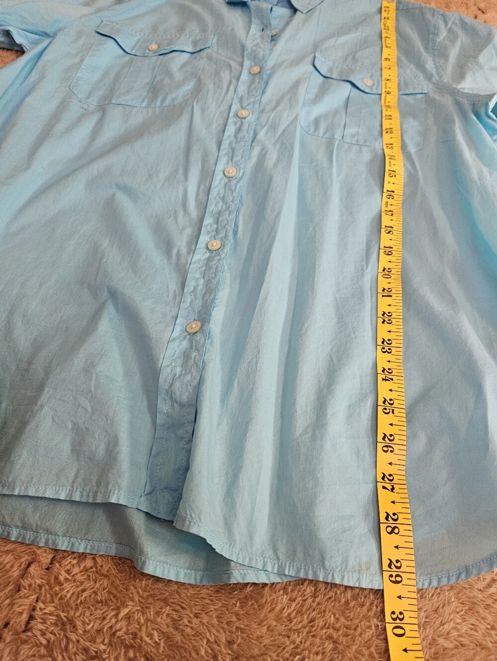 Ralph lauren Womens Blue button down shirt. Sz XL - Picture 7 of 9